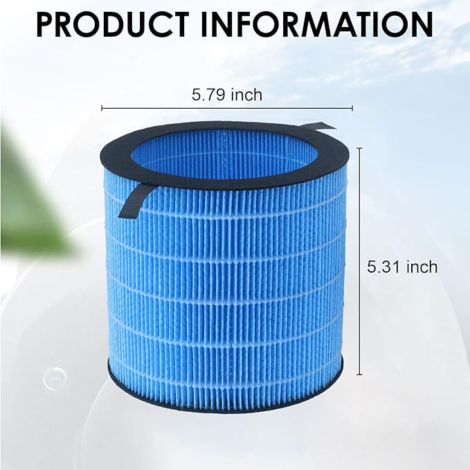 MIRO PRO Humidifier Filters Replacement for Afloia MIRO PRO and Kilo PRO Air Purifier Humidifier 2 in 1, Washable Wet Curtain 2-Pcs
