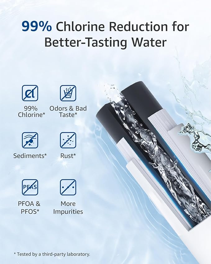 Waterspecialist 5231JA2002A Refrigerator Water Filter, Replacement for LG® LT500P®, ADQ72910911, GEN11042FR-08, LFX25974ST, ADQ72910901, ADQ72910907, Kenmore 9890, 46-9890, 3 Filters