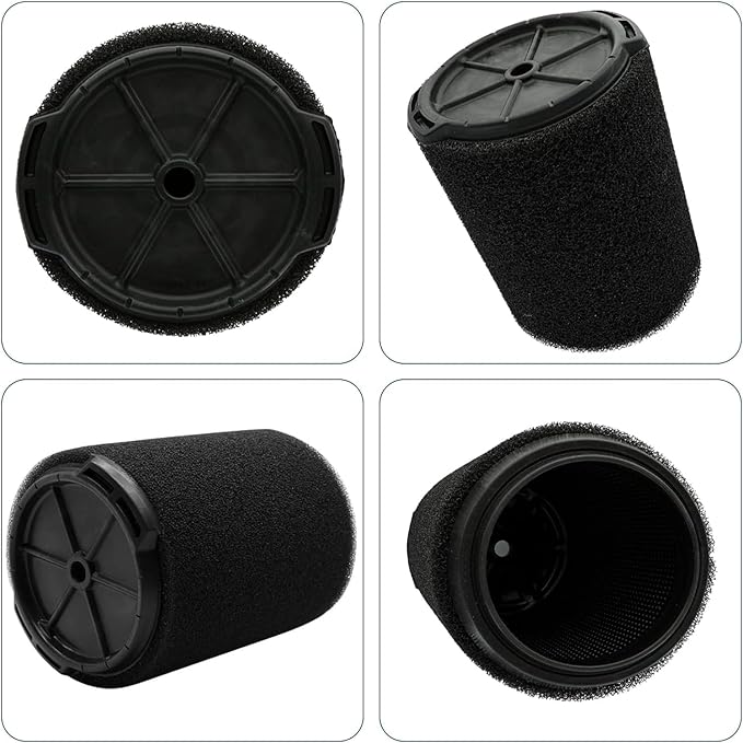 2-Pack VF7000 Filter for Ridgid Shop Vac 5-20 Gallon and Husky 6-9 Gallon Wet/Dry Vacuums, Foam Vacuum Filter Replacement for Wet Applications Only - AquaVibe