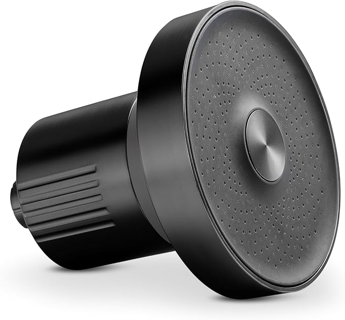 Filtered Shower Head for Hard Water | Reduce Chlorine & Heavy Metals for Improved Skin & Hair Health | High Pressure Water Softener Shower Head [Black]