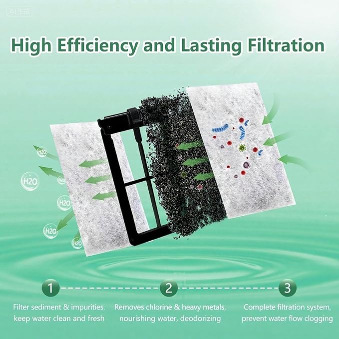 Aquarium 12 Pack Medium Filter Cartridges with Zeolite, Compatible with Whisper Filters 10i, IQ10, PF10 Power Filters