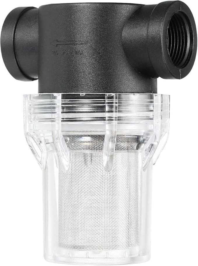 PATIKIL 3/4 Inch Water Pump Strainer Filter, Pipe Water Pump Strainer with 40 Mesh Stainless Steel Filter Screen for Irrigation Garden