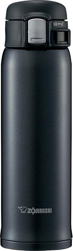Zojirushi SM-SD48BC Stainless Steel Mug, 16-Ounce, Silky Black