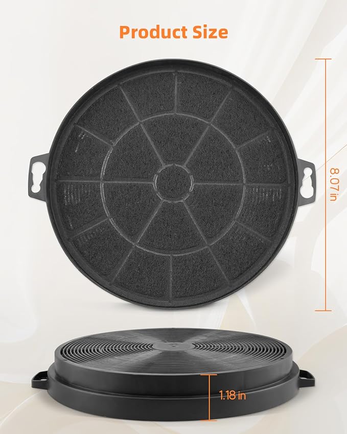 2 Pack CF001 Range Hood Charcoal Filter Fit for MCBON IE71-30/36 IE71-BLACK TE77, Fit for SOONYE SOP05-30 SOP05-36 SOP06-30 SOT02-30, Fit for Zline/EALLMALL/AKDY - AquaVibe