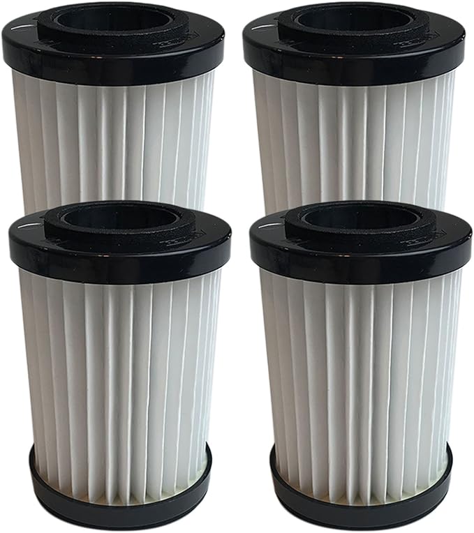 Crucial Vacuum Replacement Cartridge Filters - Compatible with Shark Vacuum Filter Parts # EP604 and EU18410, Fits M084500V, M084501V and M084505 Models – (4 Pack) - AquaVibe