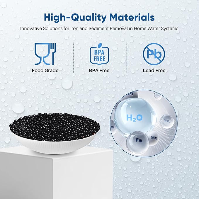 PUREPLUS 5 Micron 10" x 4.5" Whole House PP Sediment Resin Composite Water Softener Filter Cartridge for GE FXHTC,GXWH40L,GXWH35F,GNWH38S,Culligan RFC-BBSA,WRC25HD,Pentek RFC-BB,4Pack