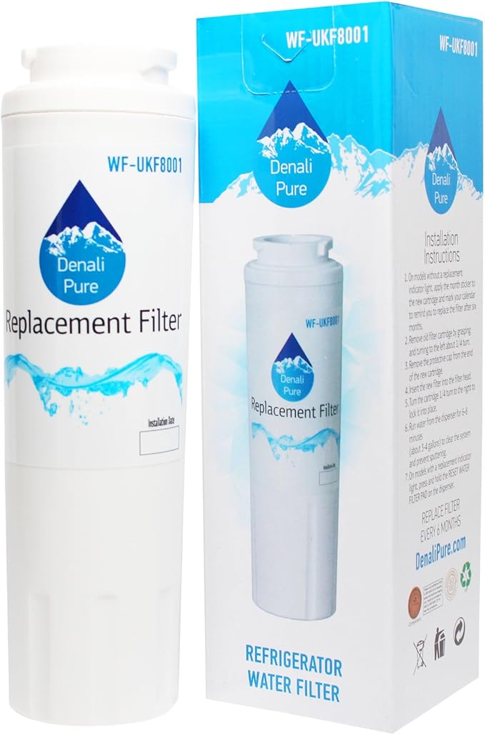 2-Pack Replacement for Jenn-Air JCD2297KEY Refrigerator Water Filter - Compatible with Jenn-Air UKF8001 Fridge Water Filter Cartridge
