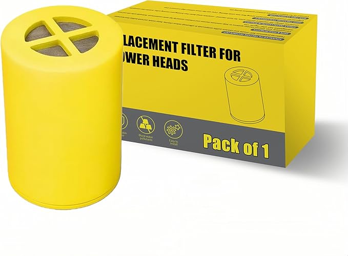 1-Pack Shower Filter Replacement Compatible With Afina Filtered Showerhead & Shower Filter,for Hard Water Remove Chlorine And Other Impurities