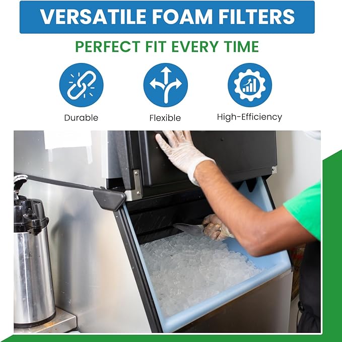 Filter Everything RV AC Foam Filter Replacement Compatible with Coleman 67983751 – 16-1/8” x 16-1/8” x 1/4” – Foam Air Conditioner Filter – 1 Pack