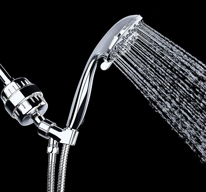 AquaBliss SF100 Revitalizing Shower Filter w/ 1 Replaceable Multi-Stage Filter Cartridge Inside - Plus 1 Extra SFC100 Filter Cartridges (Exclusive Bundle)