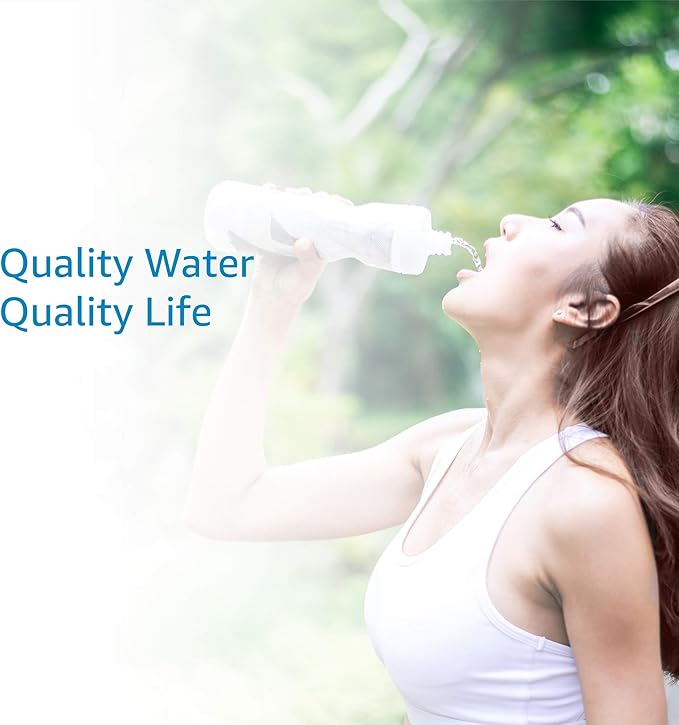 AQUACREST BB02 Bottle Water Filter, Replacement for Brita® Soft Squeeze Bottle Filter, 2 Count