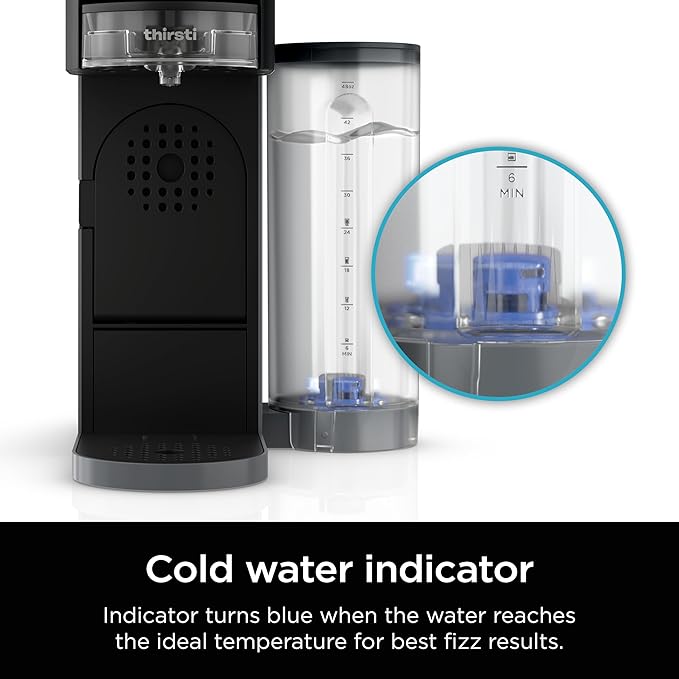 Ninja WCX01WR Thirsti 48oz Removable Water Reservoir, Black. Only Compatible with the Ninja Thirsti Drink System WC1001, Clear