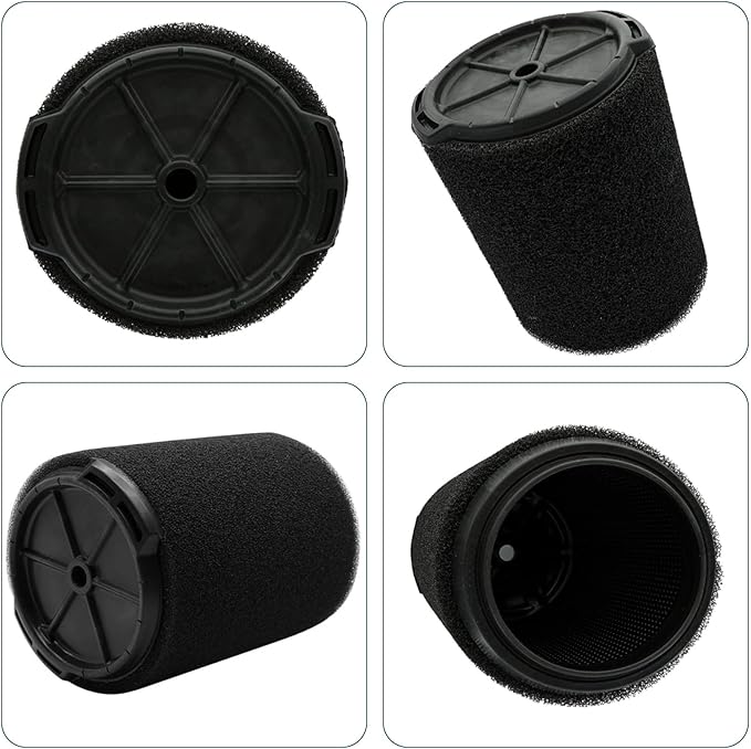 2 Pack VF7000 Replacement Filter Compatible with Ridgid 5-20 Gallon and Husky 6-9 Gallon Wet/Dry Vacuums Foam Wet Application Only Vac - AquaVibe