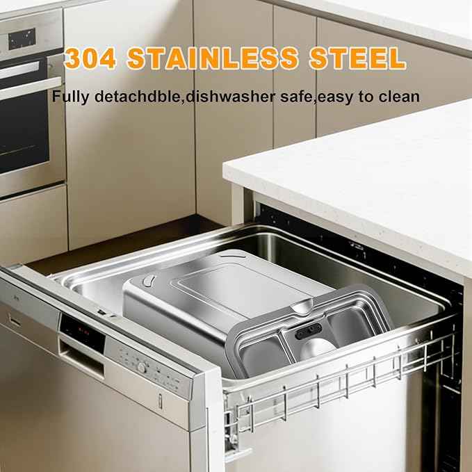 Large Water Fountain for Dog, 4Gallon Stainless Steel Pet Drinking Dispenser Automatic Fresh Flow Bowl Inside with Filter, 15L Extra Huge Refillable Water Dispenser Indoor