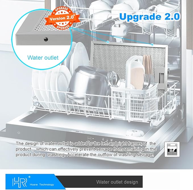 SB08087294 Range Hood Filter Replacement, Compatible with Broan, 3-Layer Aluminum Mesh Grease Filter 11.75X9.375Inch, Aluminum Range Hood Vent Filters,2PCS - AquaVibe