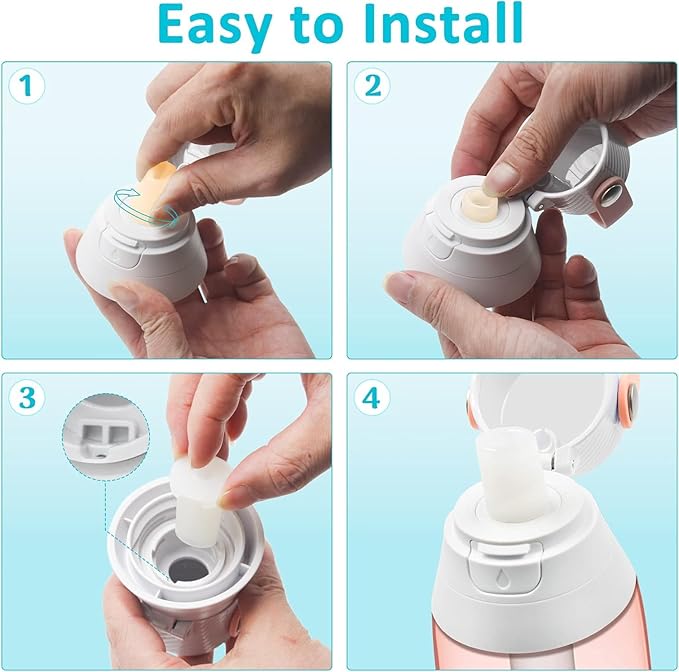 Mouthpiece Replacement for Brita Insulated Filtered Water Bottle, 3PCS Water Bottle Silicone Mouthpiece Valve Replacement for Brita Water Bottle 20/26/32/36 oz