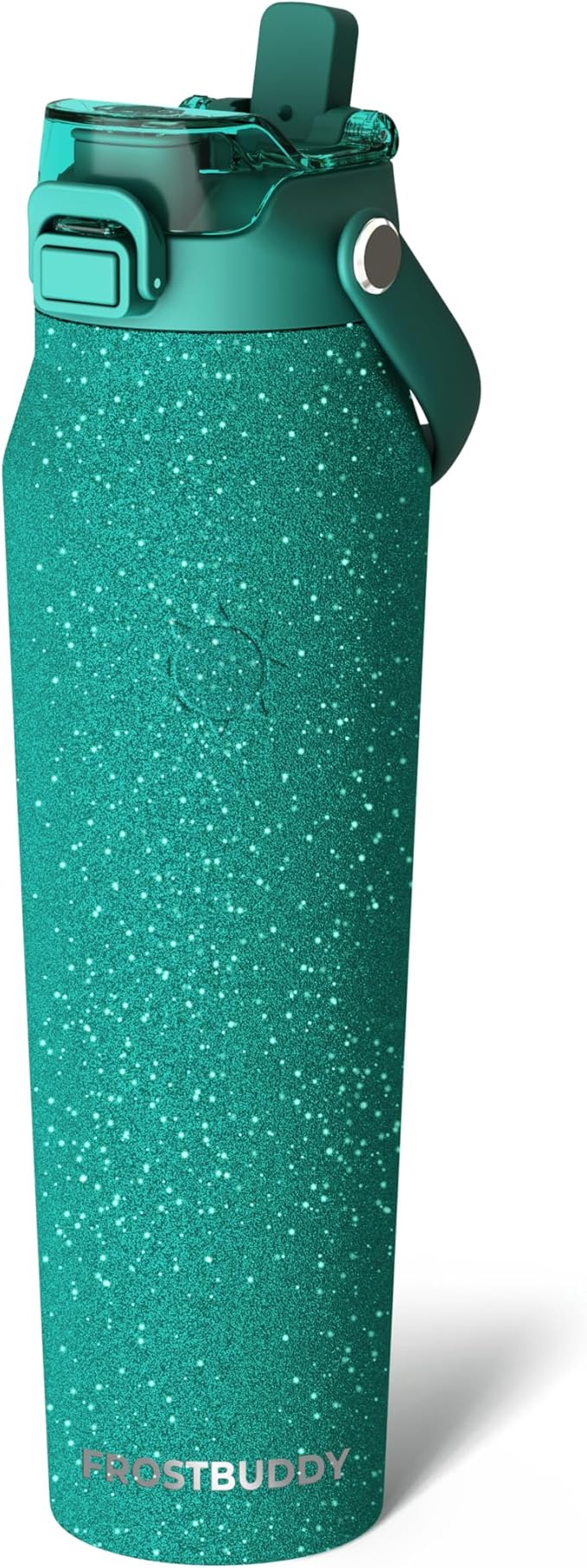 Frost Buddy 32oz Insulated Water Bottle with Straw & Chug Lid | Leak-Proof Stainless Steel | 24-Hours Cold | Sweat-Proof, Cup Holder Friendly | Ideal for Gym, Travel, Sports & Everyday Hydration