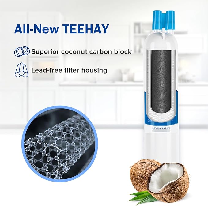 9083 Water Filter Replacement, Compatible T1RFKB1, T1RFKB2, T1KB1, Kenmore 9083, 469083, 9030, 469030, 9020, 9020B, Kenmore KSRW25CRSS, KSCK23FVBL (3 Pack) - AquaVibe