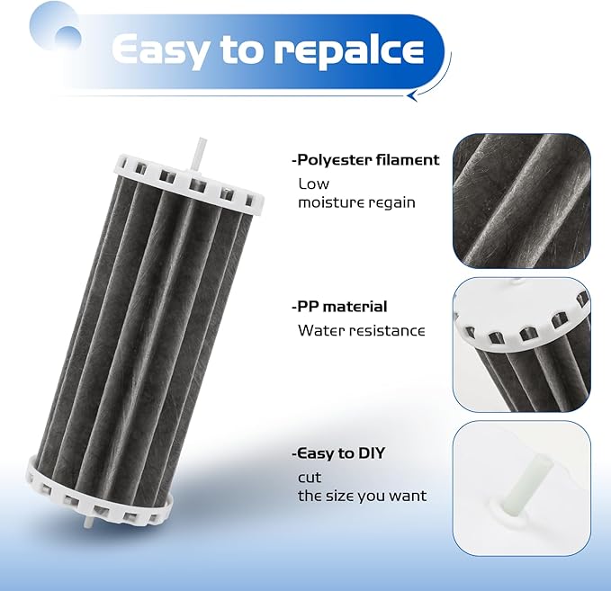 Biowheel Aquarium Filters Compatible with Penguin PRBW2350B 200 350 Fish Tank, Assembly Hang On Filters Cartridge Replacement Part for Bio-Wheel 200B 350B, 4 Pack - AquaVibe