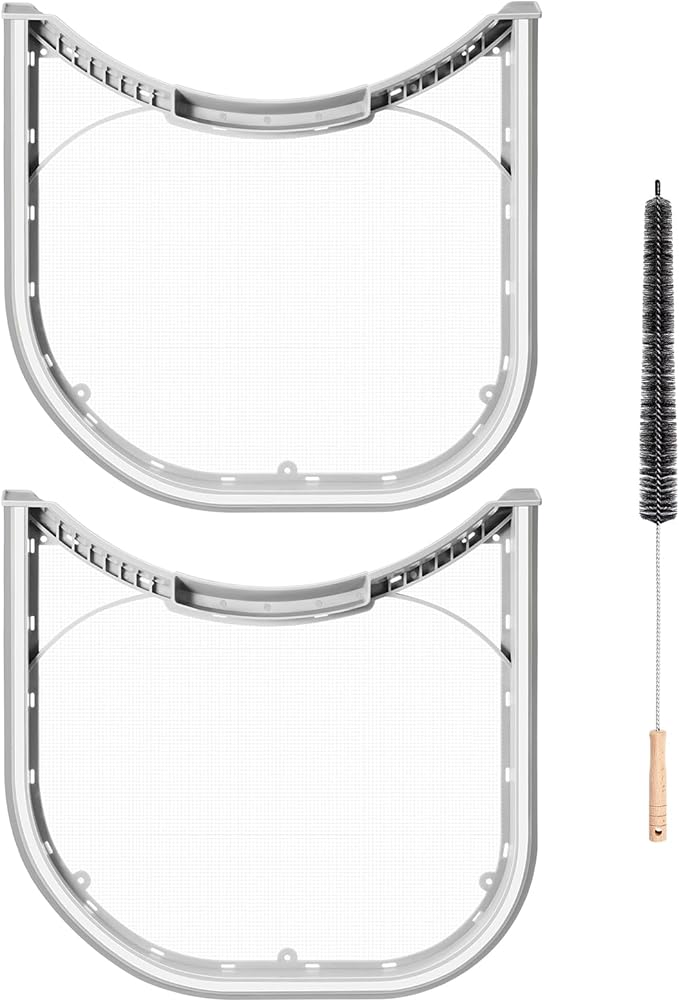 Patelai 5231EL1003B Dryer Lint Filter Replacement with Felt Seal and Vent Cleaner Brush Compatible with LG and Ken-more Dryer Lint Screen Replacement # 1266857, AP4440606,PS3527578,DLE2101W - AquaVibe
