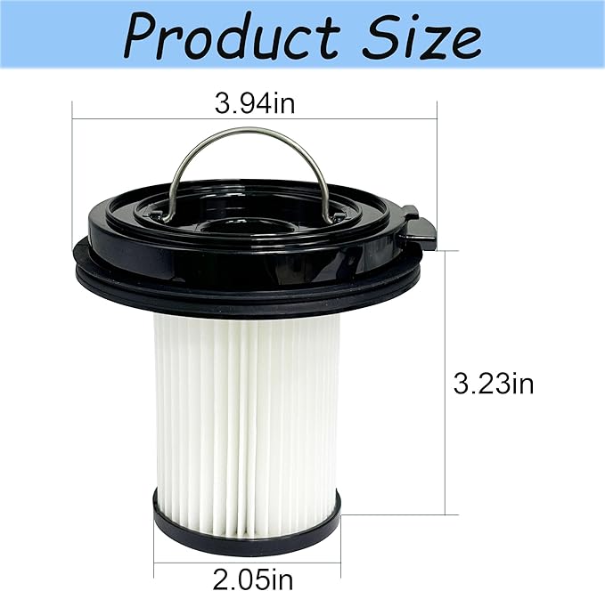 4 Pack HEPA Filters Replacement for Bissell CleanView XR 200W/ CleanView XR Pet 300w Lightweight Cordless Vacuum 3789U, 3789X, 3789, 3797V, 3797W, 3797, 1638010 - AquaVibe