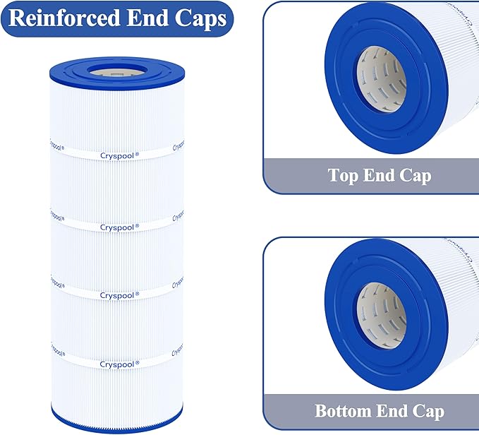 Cryspool® 08050 Filter Compatible with Hayward CCX1500RE(CC 1500 E), X-Stream 150, PXST150, 817-0150n, C-8316, FC-1286, 150 Sq. Ft Pool Filter Cartridge, 1 Pack