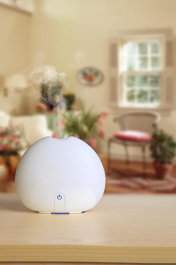 New Ultransmit ipple Aromatherapy Diffuser - Ultrasonic Mini Humidifier & Aroma Diffuser (White)