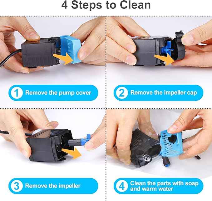 SP-400LV Cat Water Fountain Pump,5V USB Replacement Pump Compatible with Platinum and Platinum LED Dog and Cat Water Dispensers