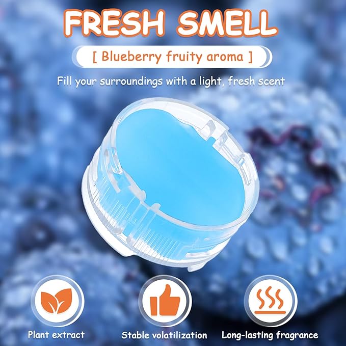 4Pack Odor Neutralizer Replacement Cartridge fit for Shark AZ3000 AZ3002 HZ3000 IZ862H IZ562H ZD550 ZU102 LA702 Odor Elimination Replacement 1541FC3000(Bluebell)