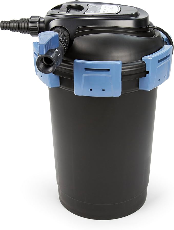 Aquascape 95054 UltraKlean 3500 Biological Pressure Filter with 28 Watt UV Clarifier Sterilizer, 5,200 GPH,Black