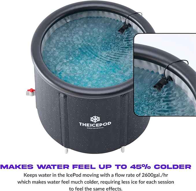 Water Circulation Jet – High-Flow Pump for Ice Pod & Long Pod – Enhances Cold Immersion, Prevents Freezing, and Reduces Ice Usage – The Pod Company