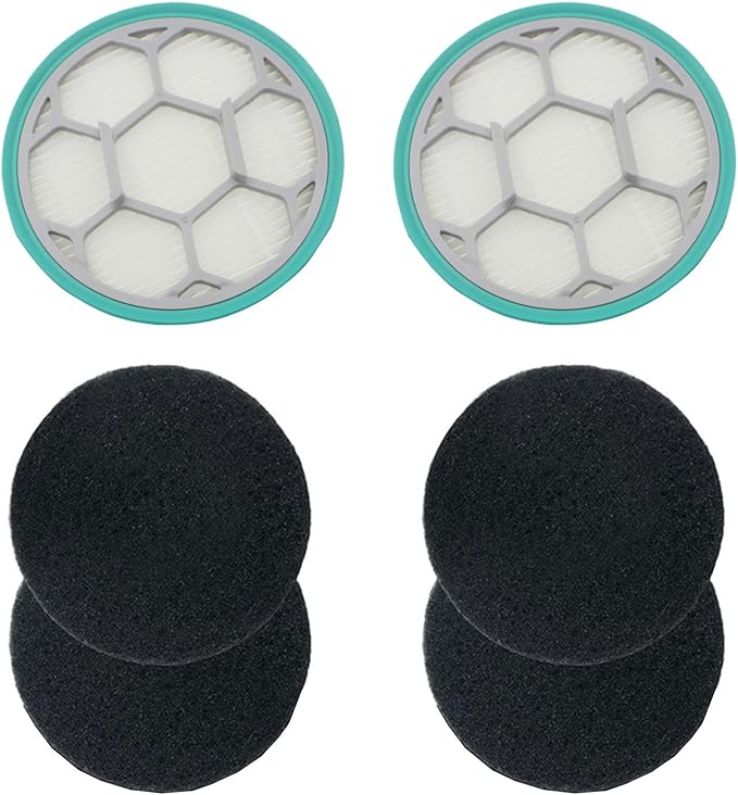 VideoPUP Replacement 2pcs HEPA Filter & 4pcs Sponges Kit Compatible with Neakasa/Neabot P1 Pro Pet Grooming Kit & Vacuum Cleaner - AquaVibe