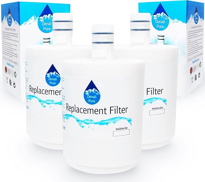 3-Pack Replacement for LG LSC27910TT Refrigerator Water Filter - Compatible with LG 5231JA2002A, LT500P Fridge Water Filter Cartridge
