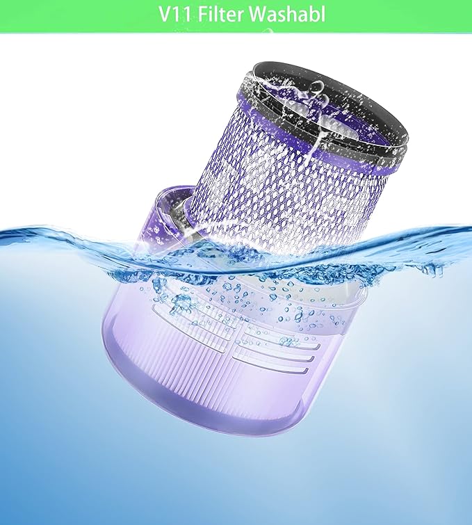 V11 Animal Filter Replacement Compatible with Dyson V11 Torque Drive V11 Animal V11 Complete V11 Extra V15 Detect Vacuums, Part 970013-02. - AquaVibe