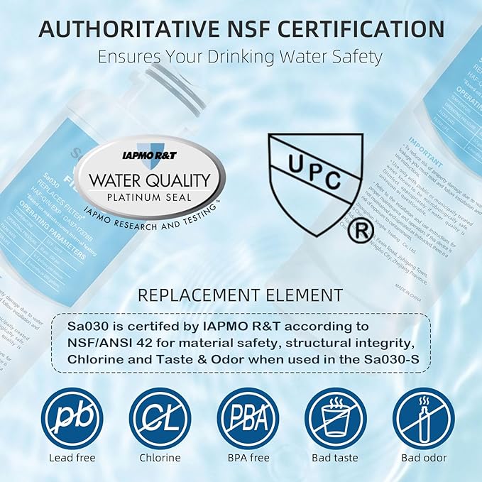 DA97-17376B Water Filter for Sam&sung Haf-qin/exp, Rf28t5001sr, Da97-08006c, Rs27t5200sr, Rf28r7351sg, Rf24r7201sr, Rf27t5201sr, 1Pack.