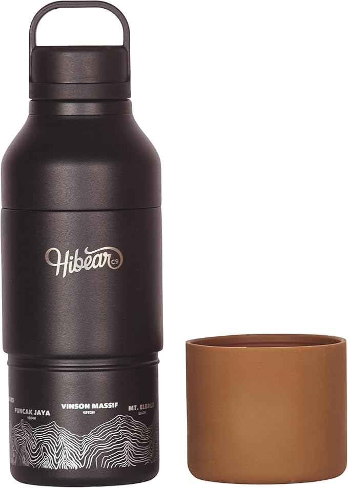 32oz All-Day Adventure Flask - As Seen on Shark Tank - The Insulated Multi-Tool of Beverage Bottles - Craft Pourover, Cold Brew, Tea, Water Infusion, Wine Decanting, Hydration.