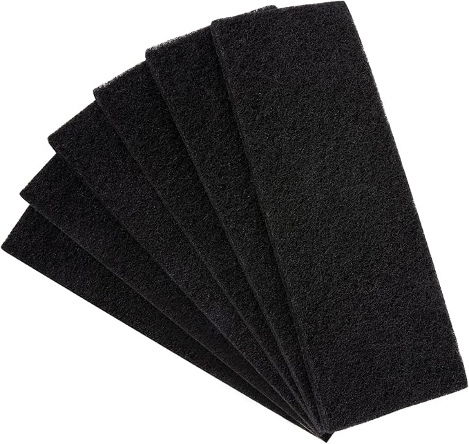 MEWTOGO 6 Pcs Carbon Filters for Cat Litter Box Robot 3 - Thickened and Durable Replacement Filters for Absorbing Odors Control Damp from Pets and Keep Home Fresh