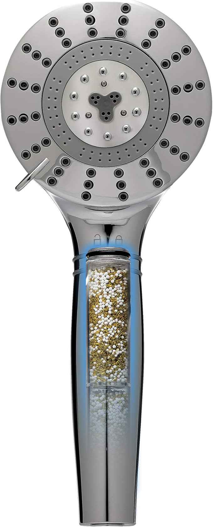 Sprite Showers Pure 7-Setting Filtered 1.75GPM Shower Handle in Chrome