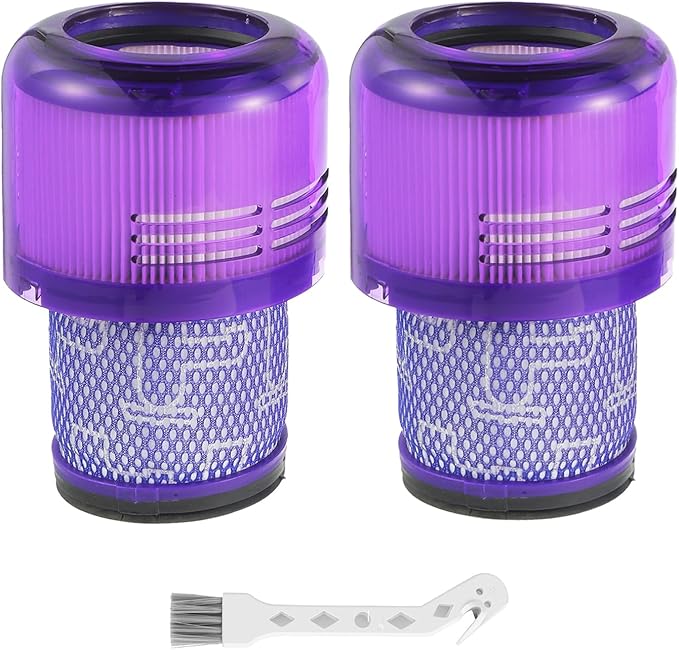 2 Pack V11 Vacuum Filters Replacement for Dy son V11 Animal, V11 Torque Drive,V11 Extra, V15 Detect V15s Detect Cordless Vacuum Cleaner Filter, Compare to Part 970013-02 - AquaVibe
