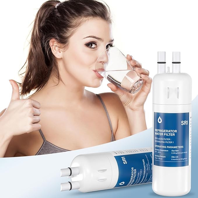 Water Filter Replacement (3 Packs) Compatible with W10295370A, EDR1RXD1, Filter 1, W10295370, P4RFWB, P8RFWB2L, 46-9930, 46-9081