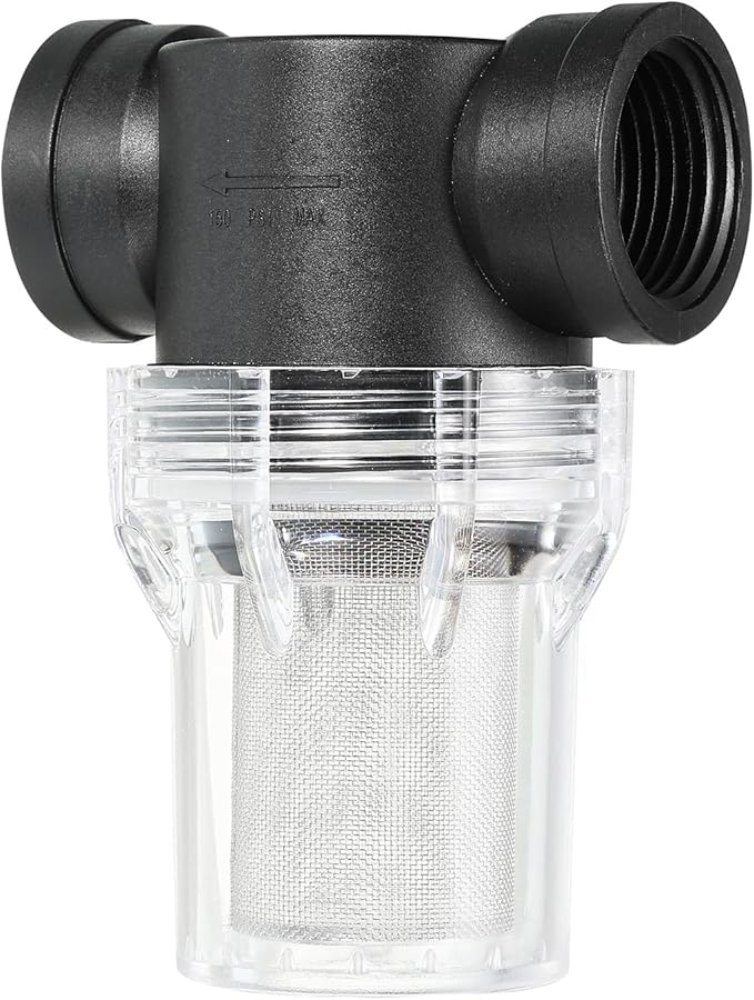PATIKIL 1 Inch Water Pump Strainer Filter, Pipe Water Pump Strainer with 40 Mesh Stainless Steel Filter Screen for Irrigation Garden