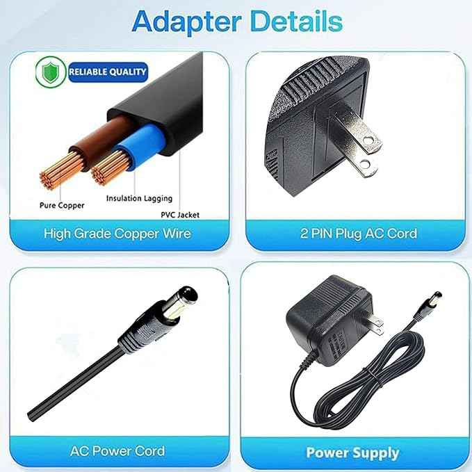 12V AC Adapter Compatible with PetSafe Drinkwell 360 Water Fountain for Pump (PAC00-13206), Fits for D360WB-RE D360-RE PWW00-13705 Multi-Pet Stainless Steel Dog and Cat Water Fountain