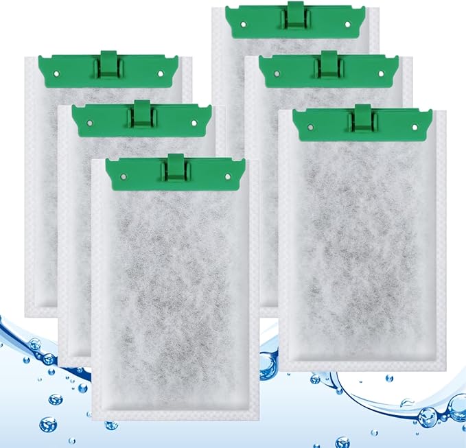 Aquarium Filter Cartridge Compatible with Tetra Whisper Bio-Bag Power Filters, Replacement Filter Cartridges for Tetra ReptoFilter Cartridges Aquariums (6 Packs, Medium) - AquaVibe