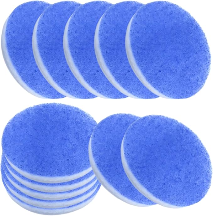 6 or 12Pcs 5.25 Inches RV Air Filter, Round Air Duct AC Filter, RV AC Vent Filter, MERV-6 RV Air Conditioner Filter (12) - AquaVibe