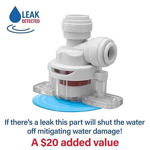 5-Stage Reverse Osmosis Water Filter System - 75 GPD RO Drinking Water Purifier with Auto Shut-Off Leak Detector - High-Efficiency Home Filter for Removing 1000+ Contaminants,