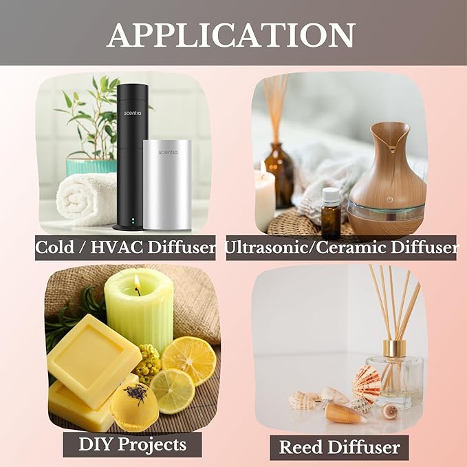 Noir Mystique – Hotel-Inspired Diffuser Oil, 20ml (0.67 fl oz) | Essential Oil Blend of Rose, Bergamot, Lemon & Musk | Luxury Aroma for Aromatherapy Diffusers & Humidifiers