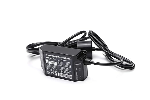 HQUA-OWS-455EB 120V 25-40W Electronic Ballast for HQUA-OWS-12/6 UV Water Sterilizer, Ballast for UV Lamps, 2024 New Released