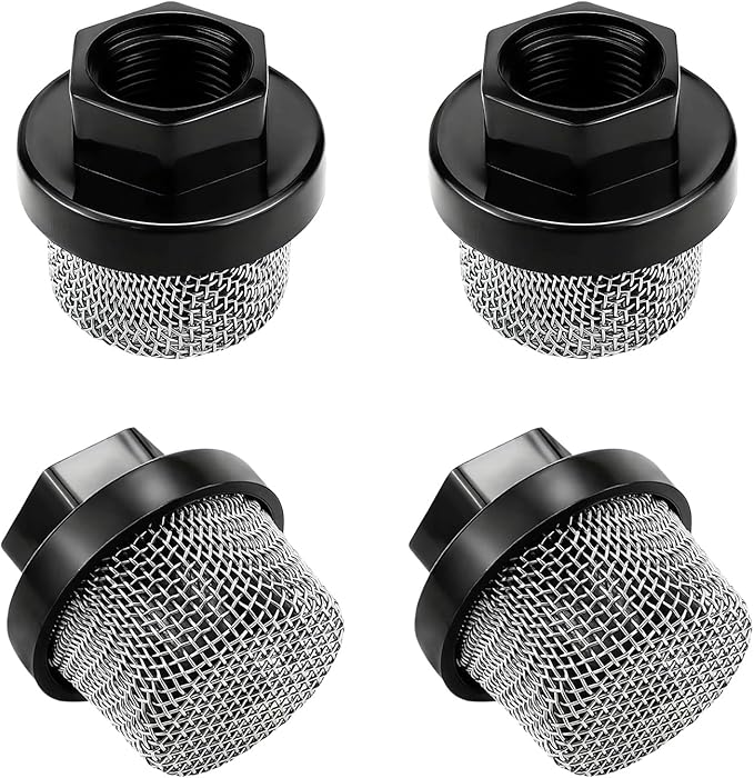 4Pcs Hose Inlet Strainer Filter, Water Pump Filters, Garden Hose Filter, Water Hose Filter for Sprayer (0.8 in)