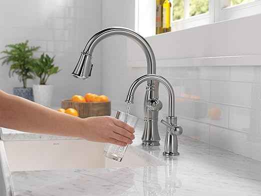 Delta Faucet Clarifi Under Sink Reverse Osmosis Water Filter System with Chrome Traditional Beverage Dispenser Faucet