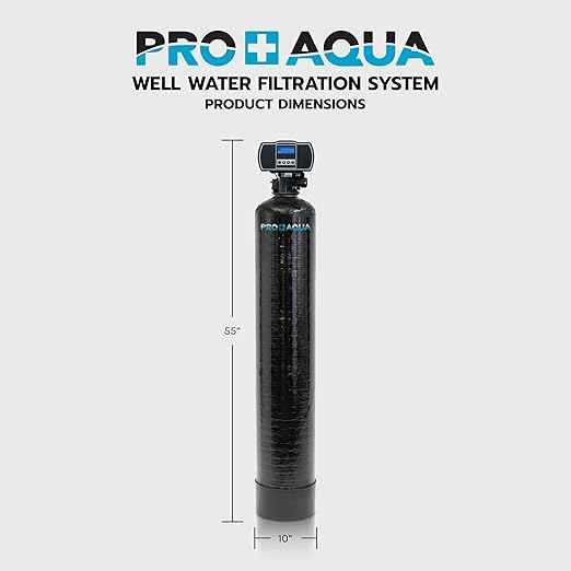 PRO+AQUA Heavy Duty Whole House Well Water Filter System